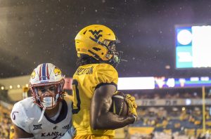 WVU wide receiver Bryce Ford-Wheaton near top of national leaderboards with hot start